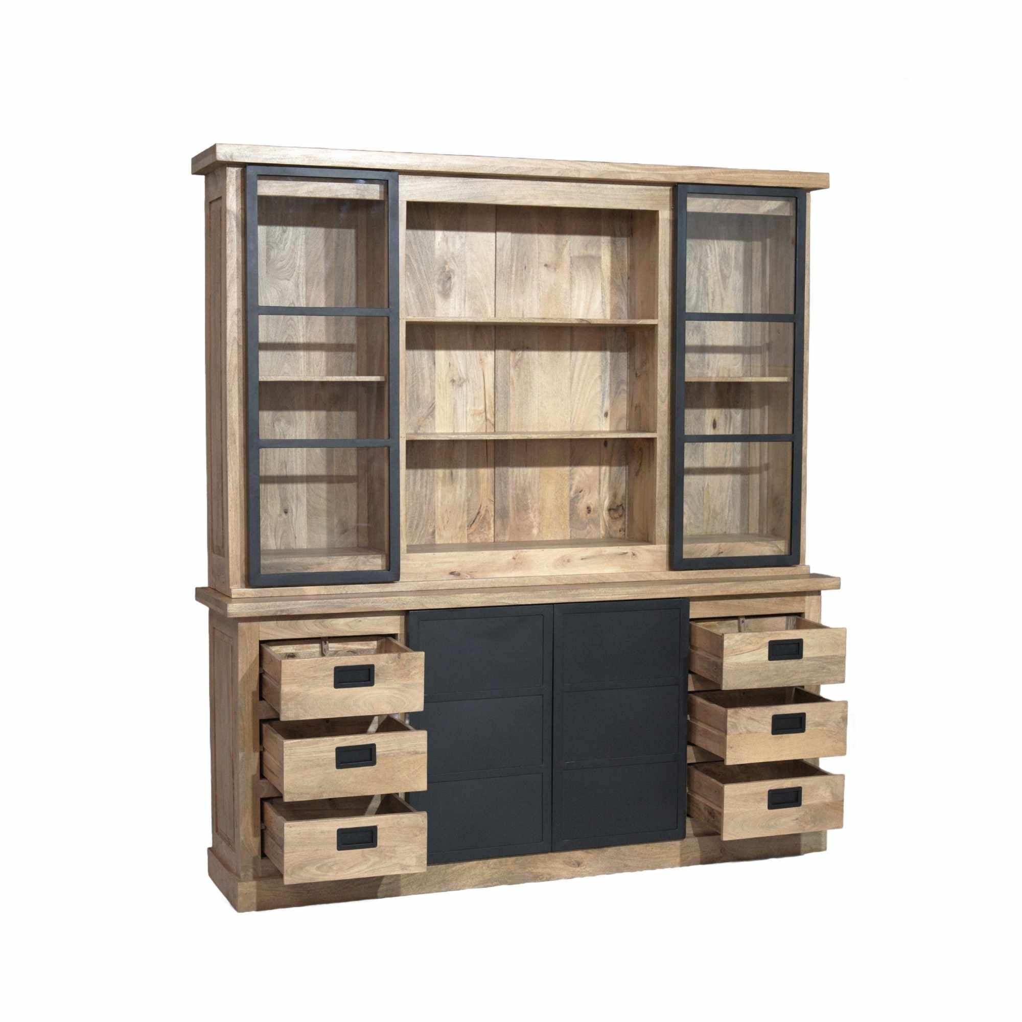 Vitrinekast Noa | 200 cm