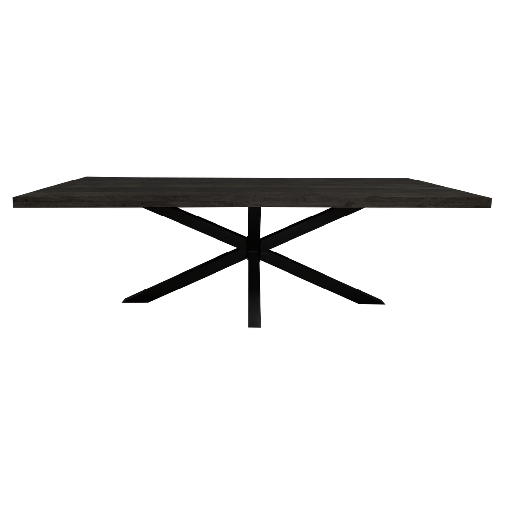 Eetkamertafel Denver Black | Rechthoek | 180 cm