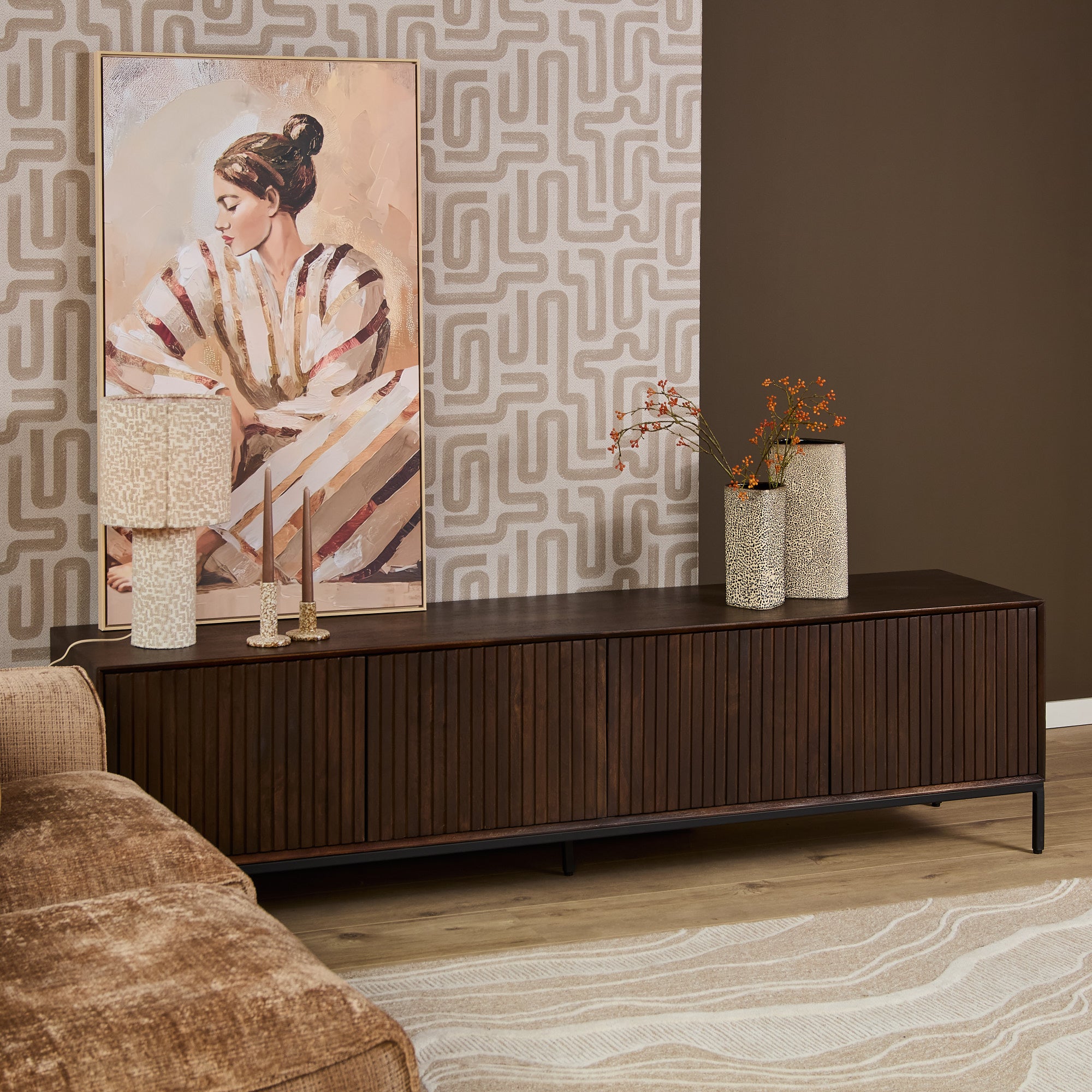 Tv meubel Madison Brown | 210 cm