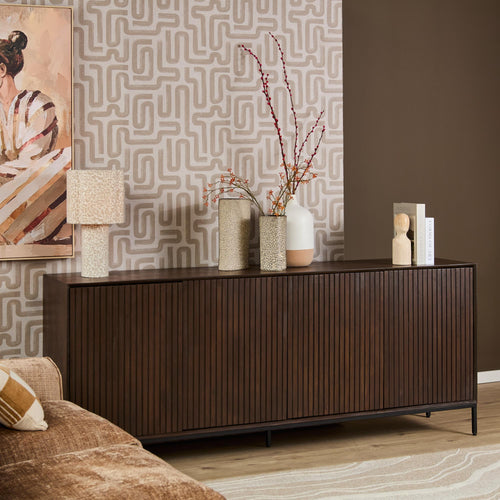 Dressoir Madison, 210 cm, bruin mangohout