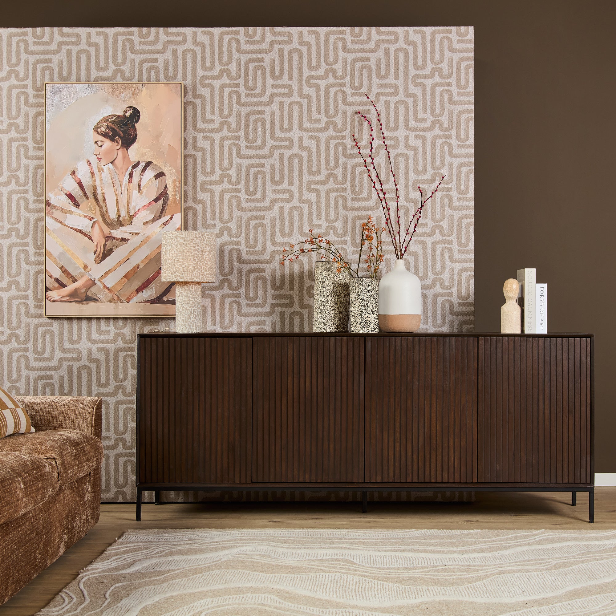 Dressoir Madison Brown | 210 cm