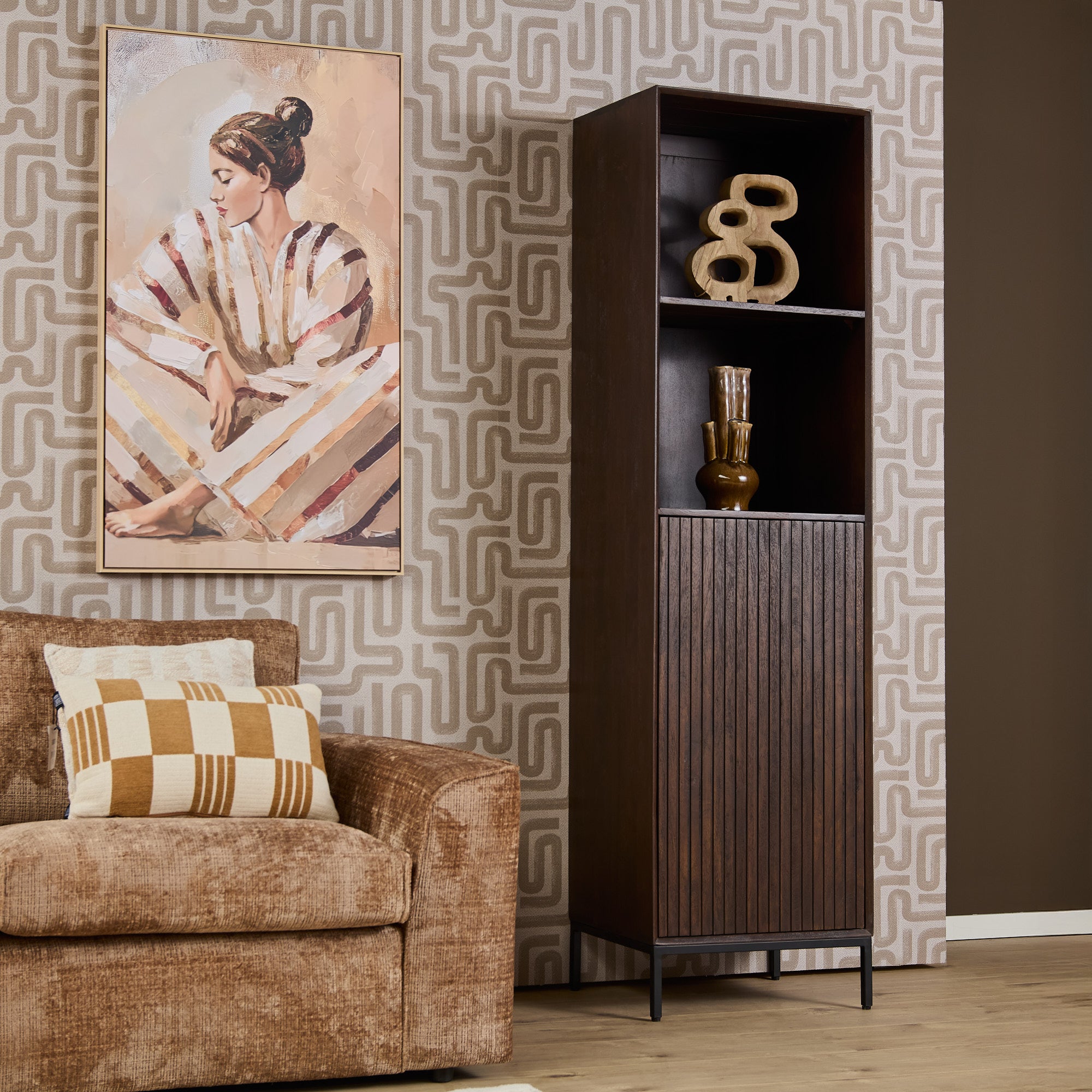 Boekenkast Madison Brown | 55 cm