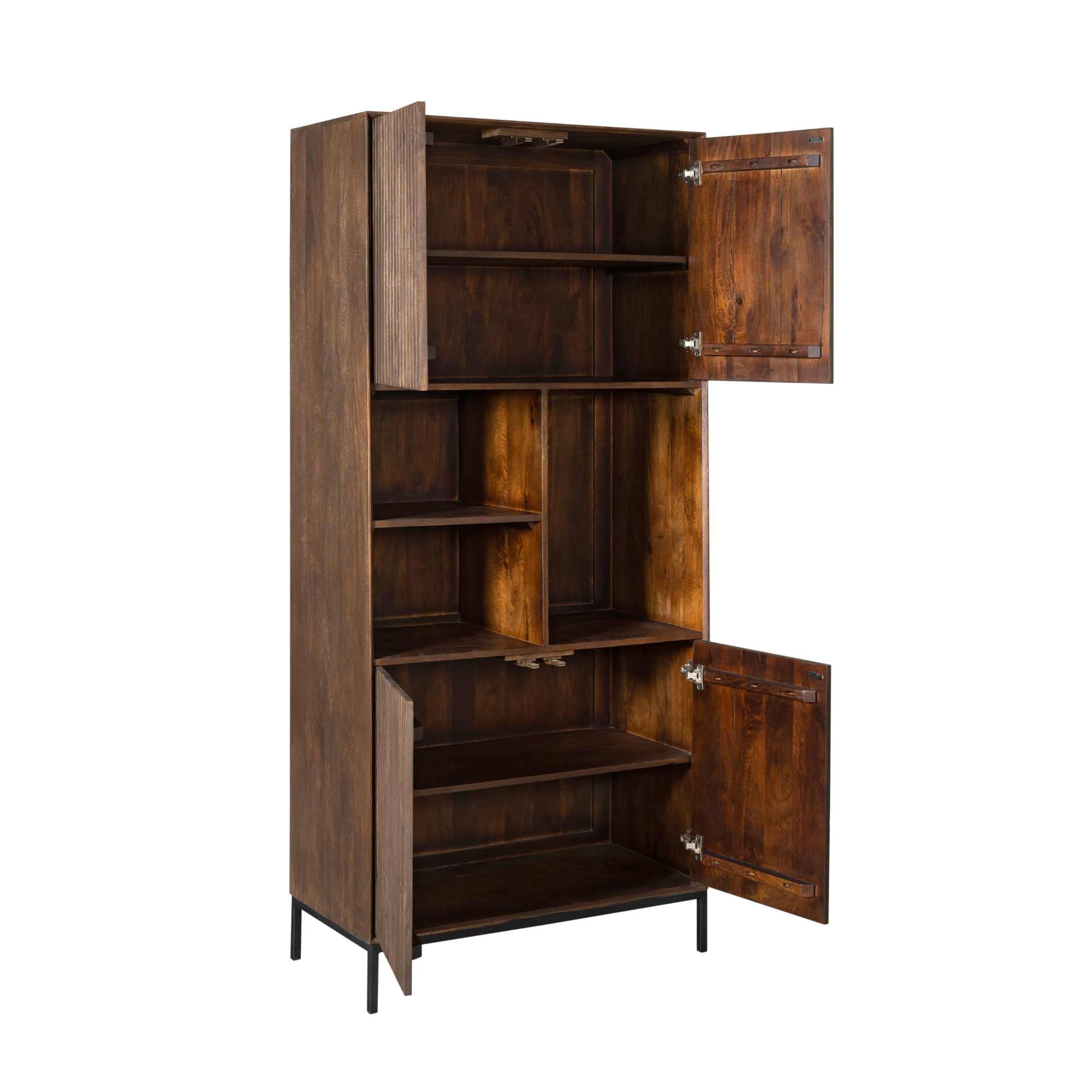 Vakkenkast Madison Brown | 90 cm