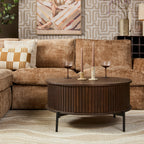 Salontafel Madison Brown | 80 cm | Rond