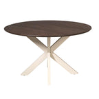 Eettafel Madison Brown | 130 cm | Poot Sand
