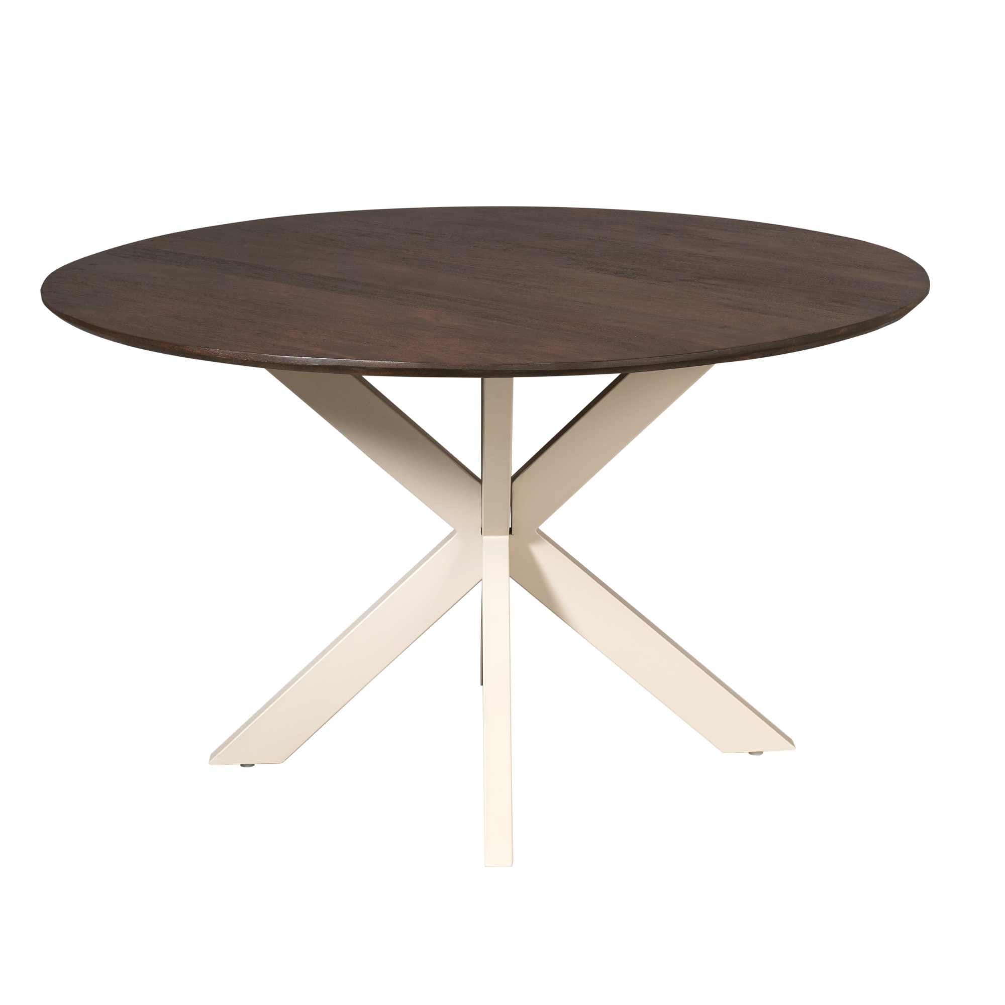 Eettafel Madison Brown | 130 cm | Poot Sand