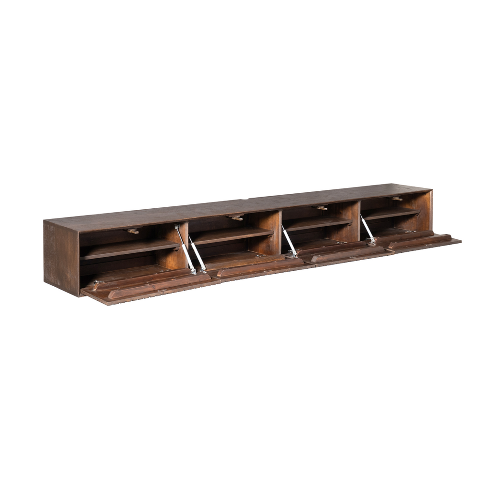 Zwevend tv meubel Madison Brown | 240 cm