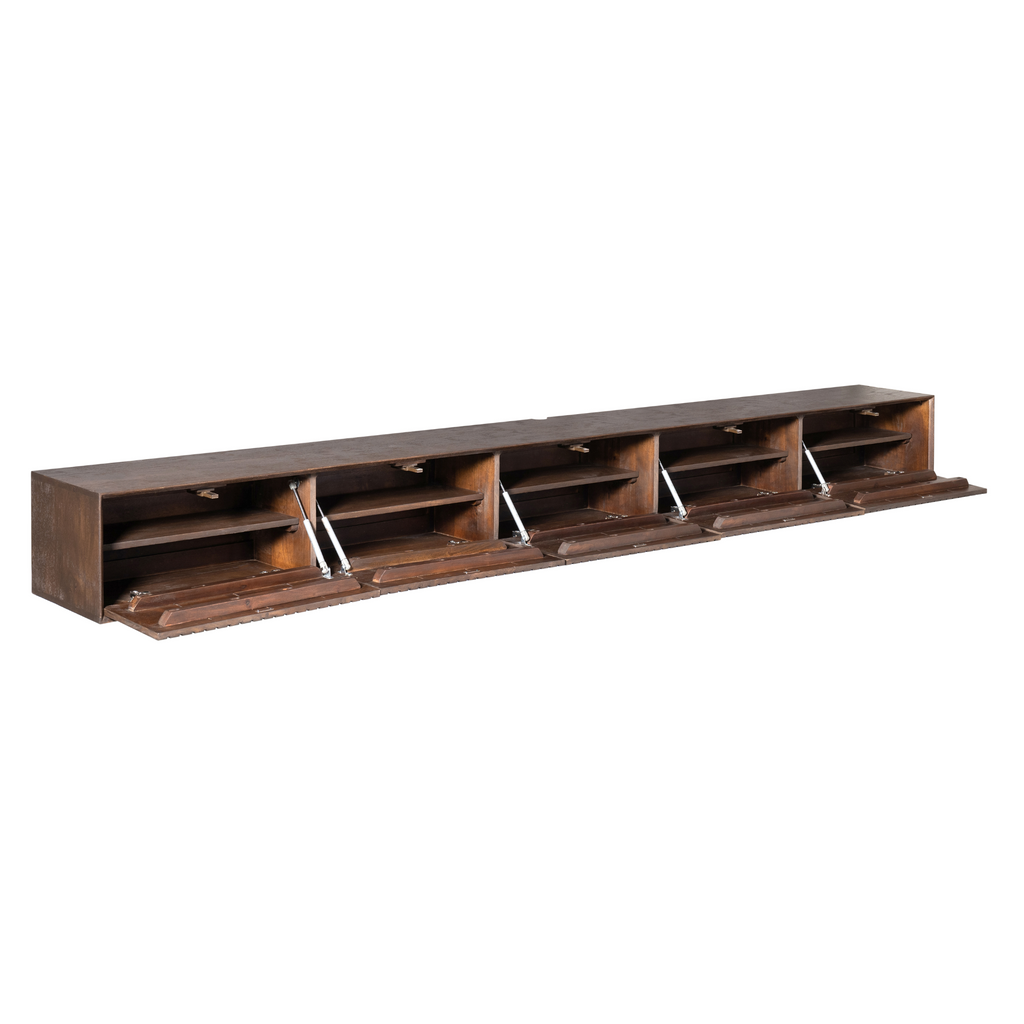 Zwevend tv meubel Madison Brown | 280 cm