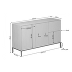 Dressoir Madison Natural | 165 cm
