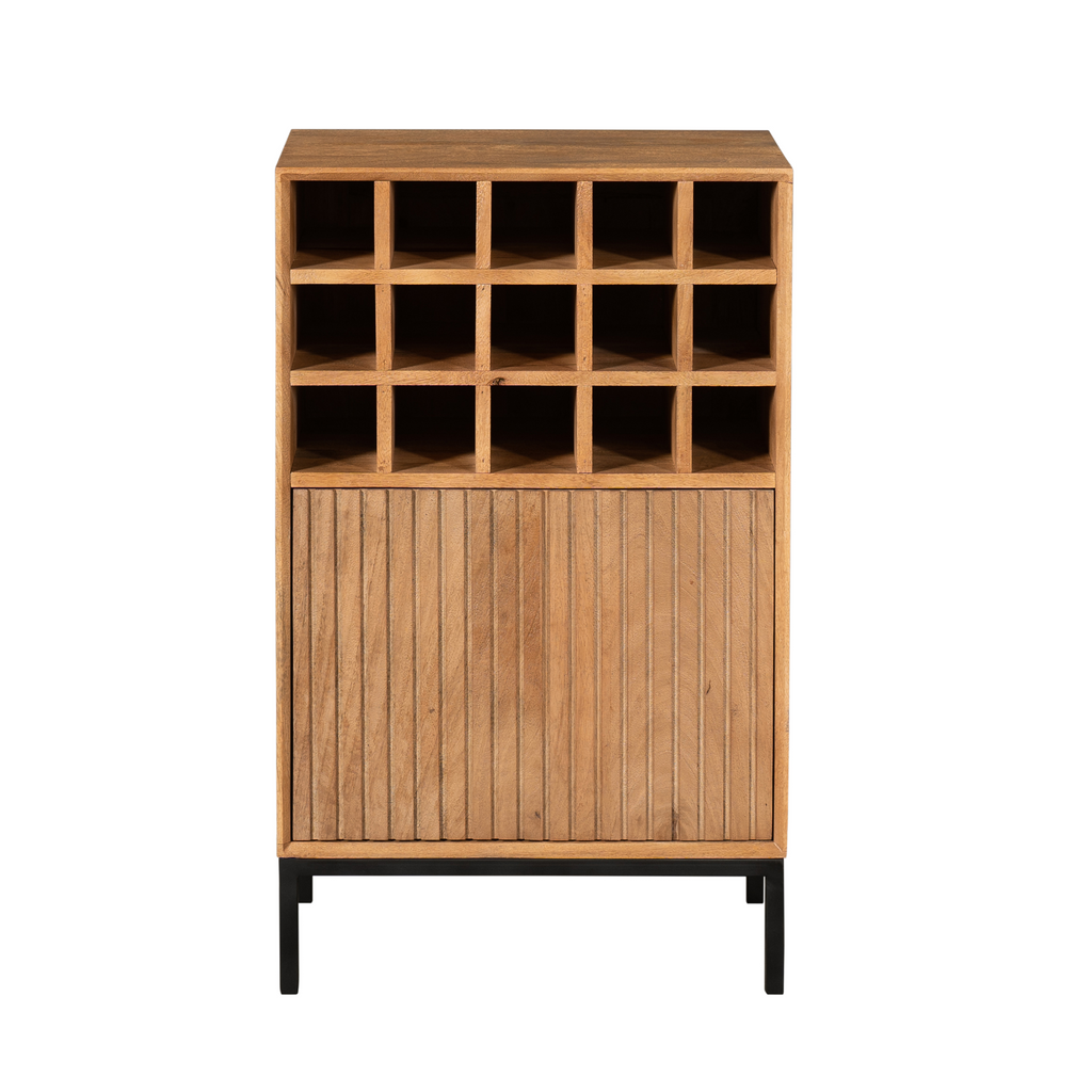 Wijnkast Madison Natural | 55 cm