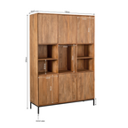 Vakkenkast Madison XL Natural | 135 cm