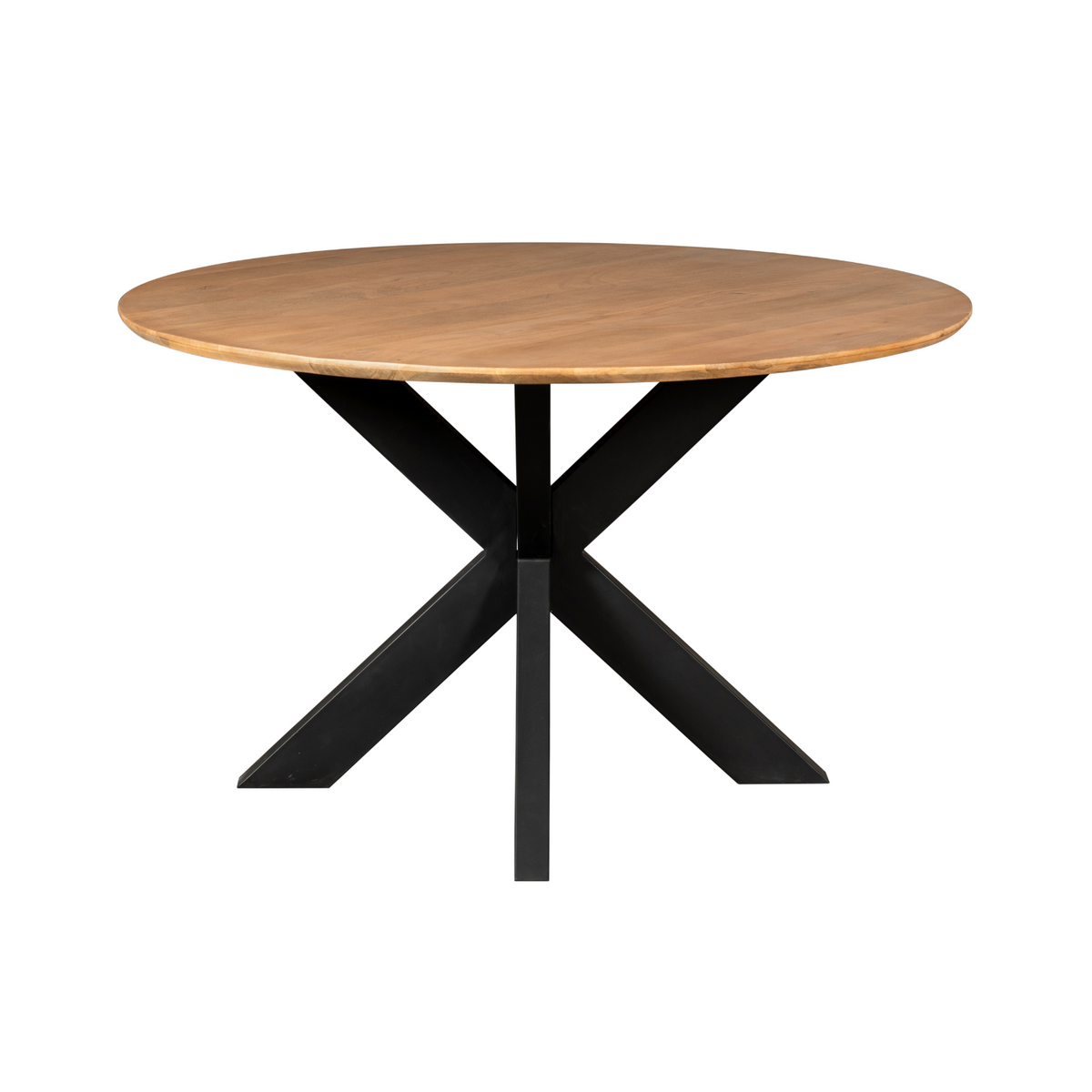 Eettafel Madison, Ø 110 cm, rond, naturel mangohout
