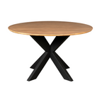 Eettafel Madison, Ø 130 cm, rond, naturel mangohout