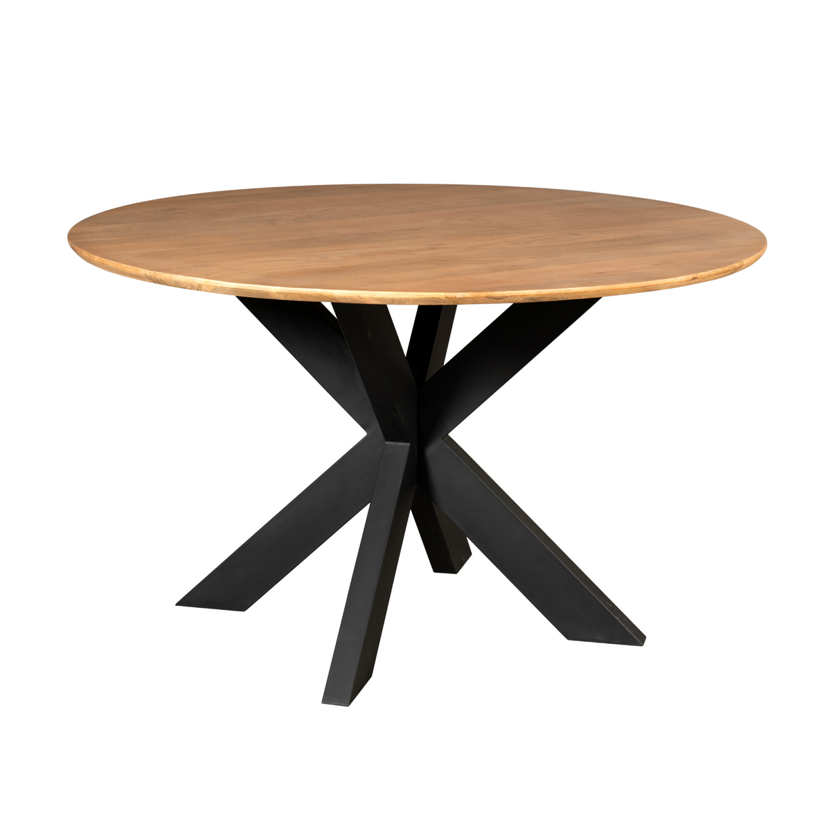 Eettafel Madison, Ø 130 cm, rond, naturel mangohout