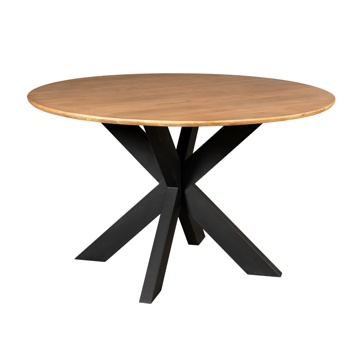 Eettafel Madison, Ø 150 cm, rond, naturel mangohout