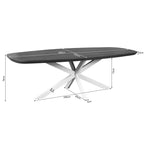Eettafel Madison Naturel | 280 cm | Deens ovaal