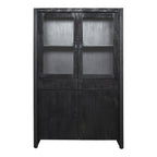 Vitrinekast Boaz Black | 115 cm