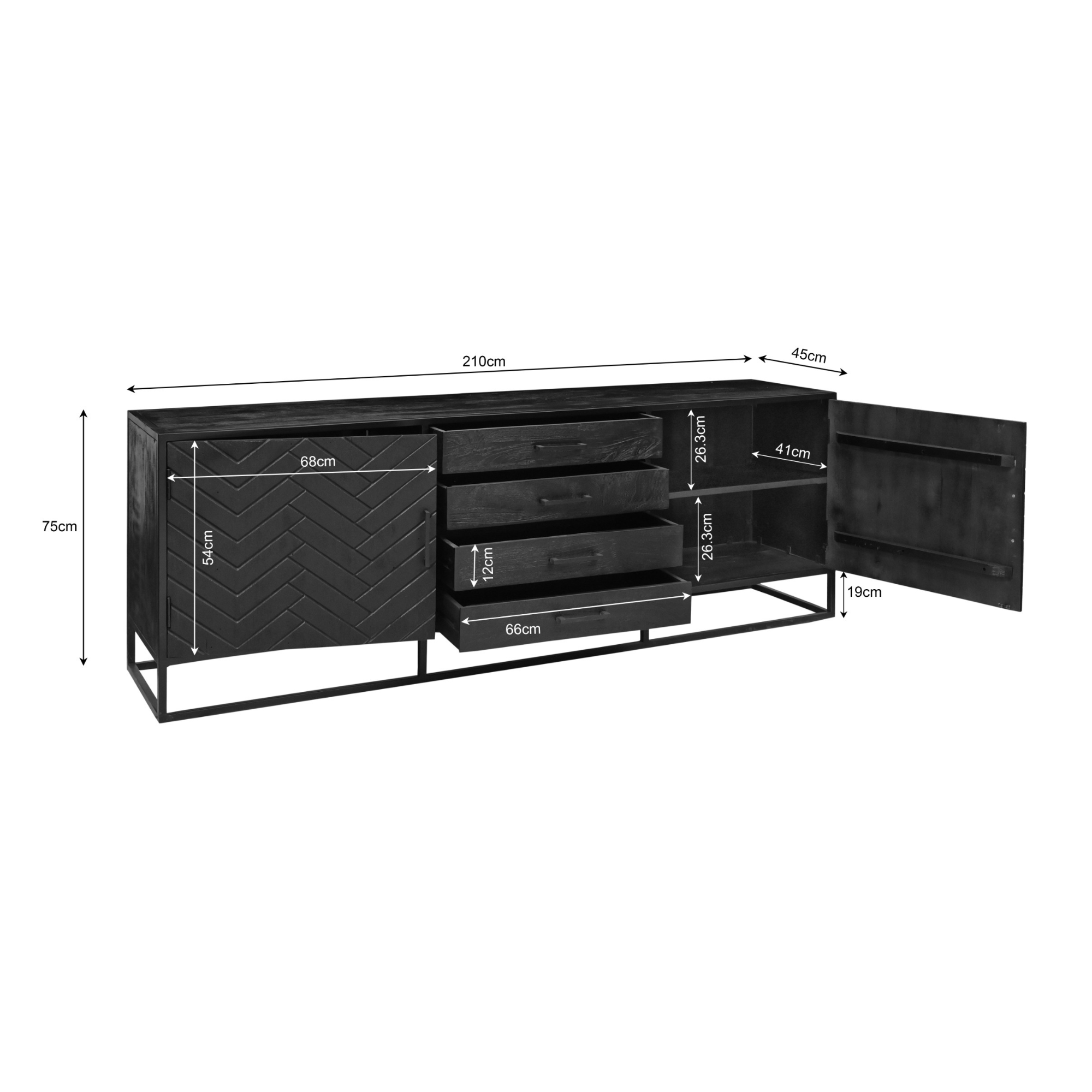 Dressoir New York | 210 cm