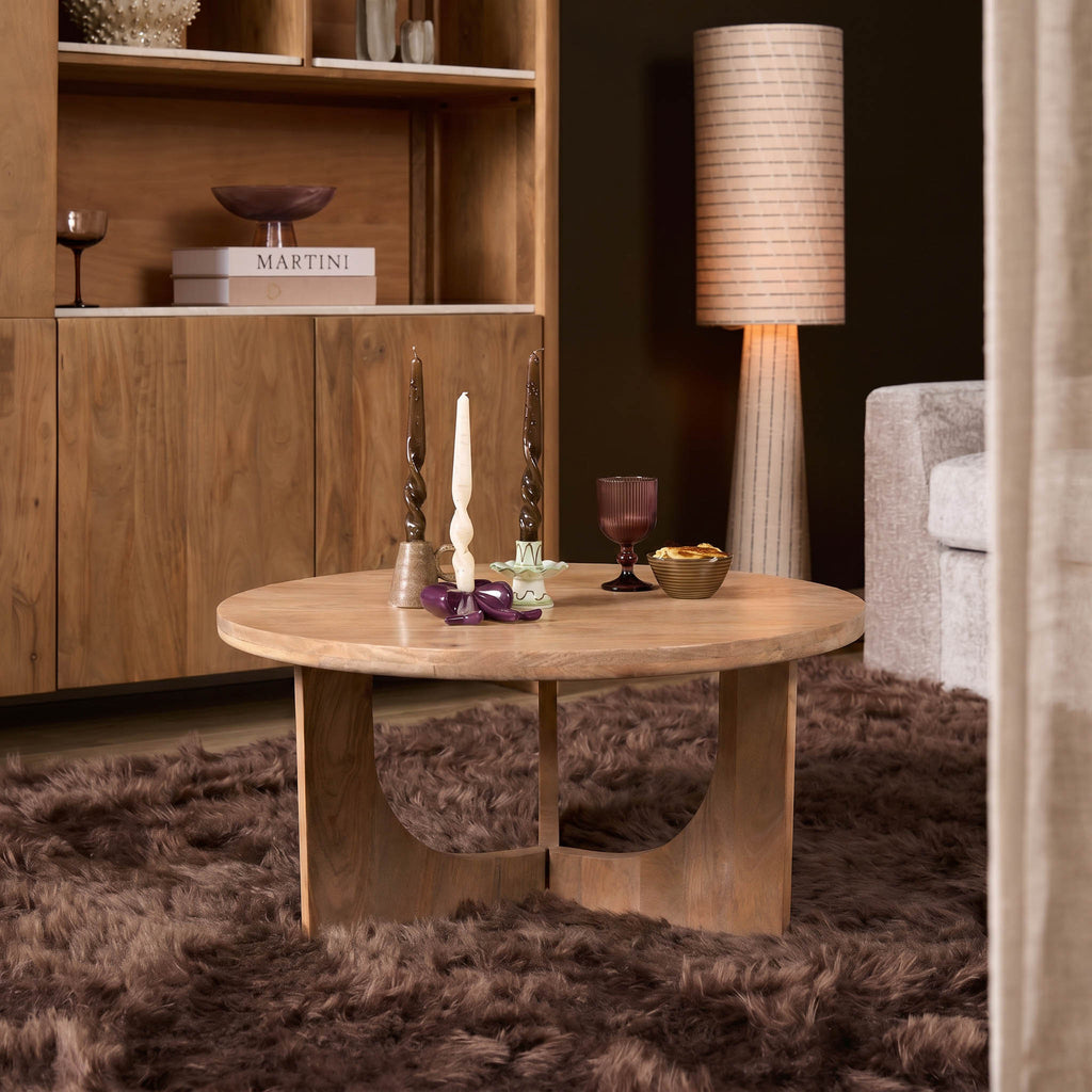 Salontafel Guus Naturel Mangohout 80 cm