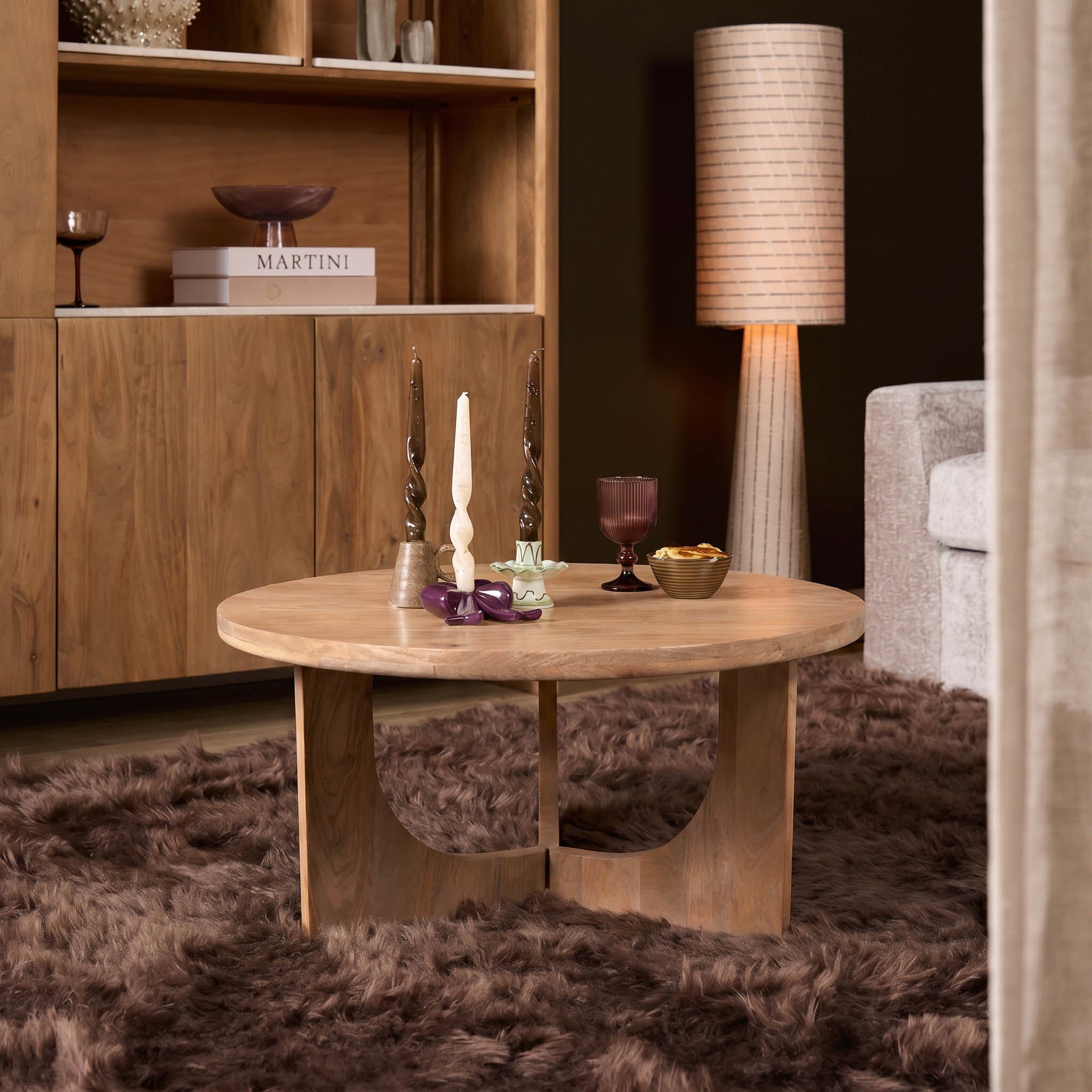 Salontafel Guus Naturel Mangohout 80 cm