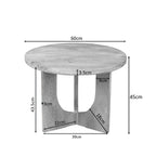Salontafel Guus Naturel Mangohout 60 cm