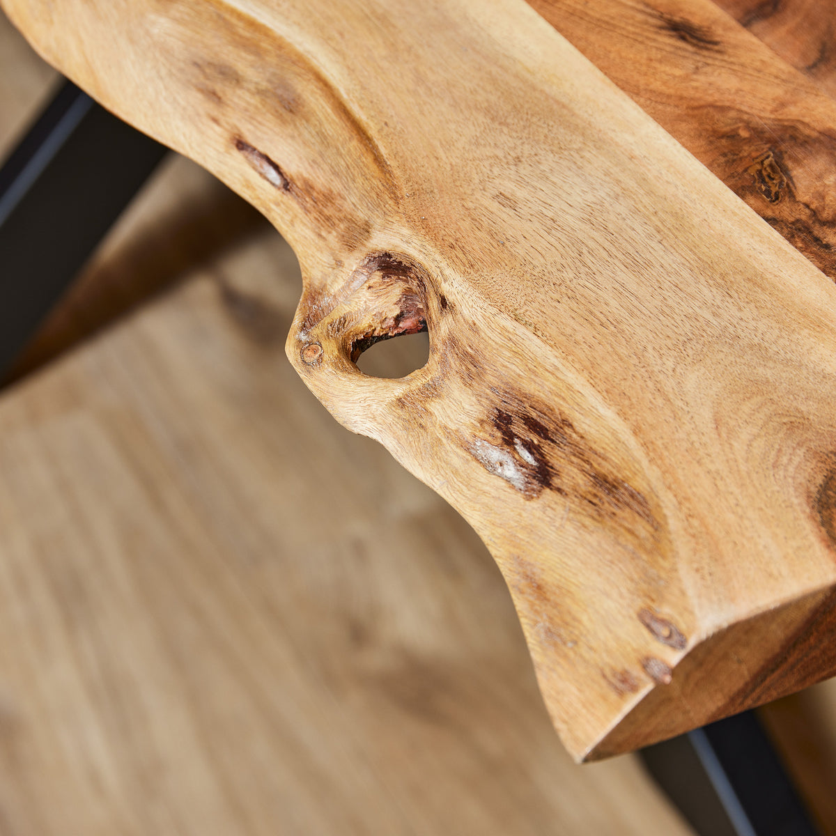 Boomstamtafel Live Edge, 200 x 100 cm, acaciahout