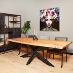 Boomstamtafel Live Edge, 240 x 100 cm, acaciahout