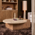 Salontafel Numa Naturel Travertin 103 cm