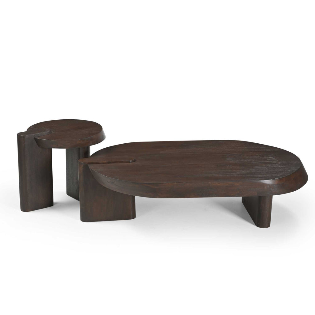 Salontafel Rava, 125 x 70 cm, bruin mangohout