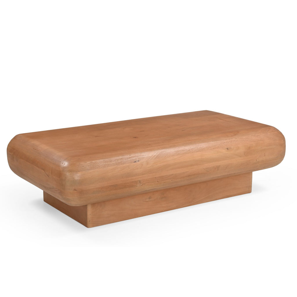 Salontafel Fedde, 120 x 66 cm, massief mangohout, naturel