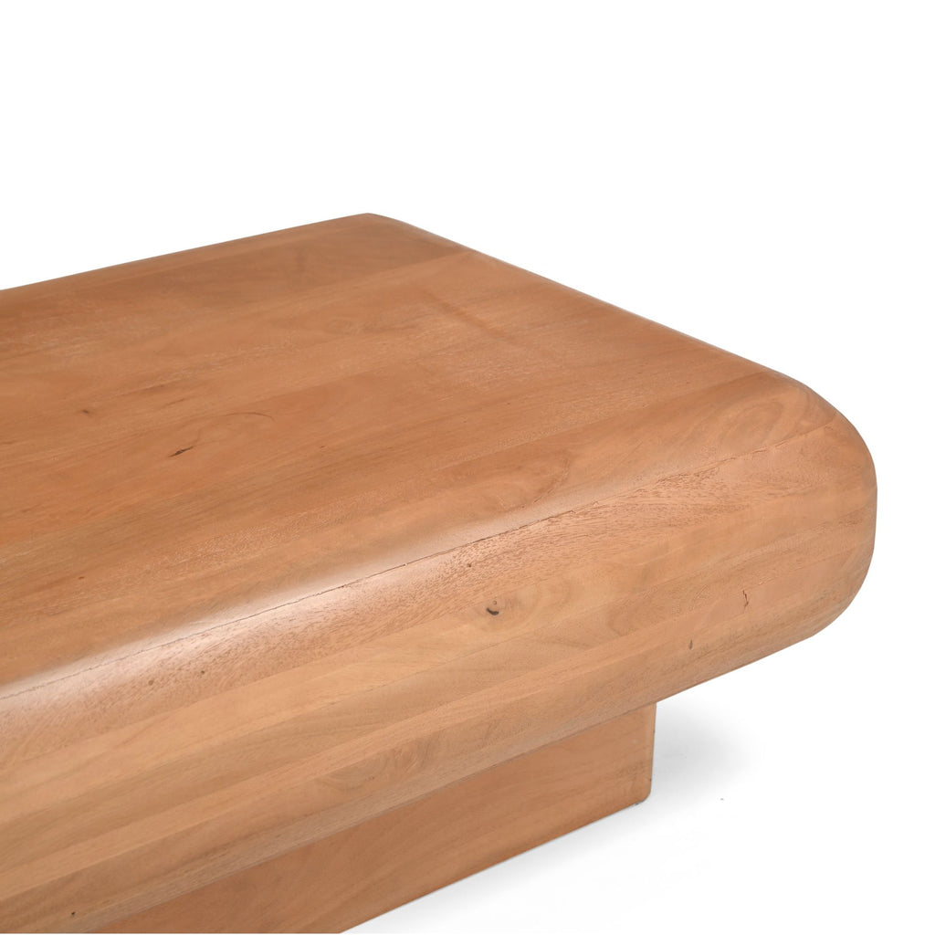Salontafel Fedde, 120 x 66 cm, massief mangohout, naturel