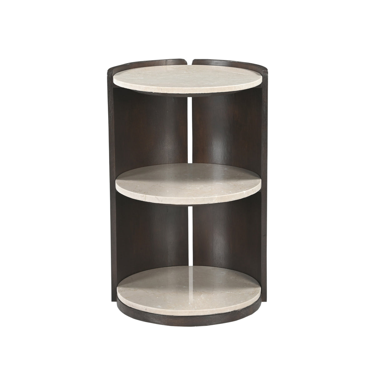 Bijzettafel Alva, Ø 70 cm, Red Levanto marmer