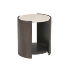 Bijzettafel Alva, Ø 70 cm, Red Levanto marmer