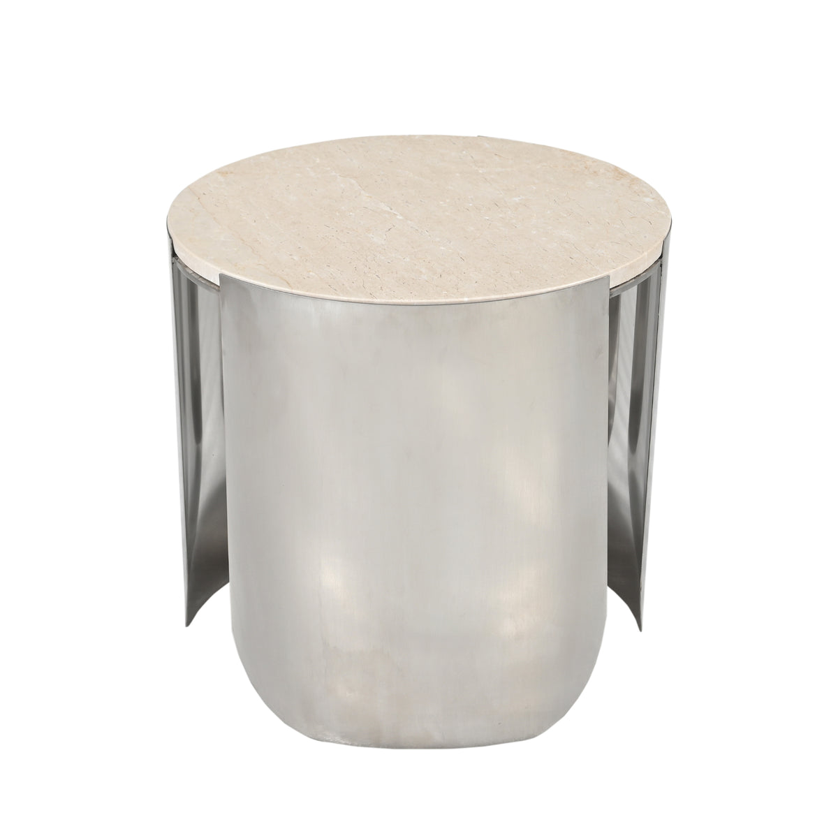 Bijzettafel Alva, Ø 70 cm, Red Levanto marmer