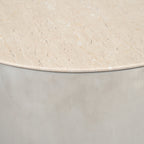 Bijzettafel Alva, Ø 70 cm, Red Levanto marmer