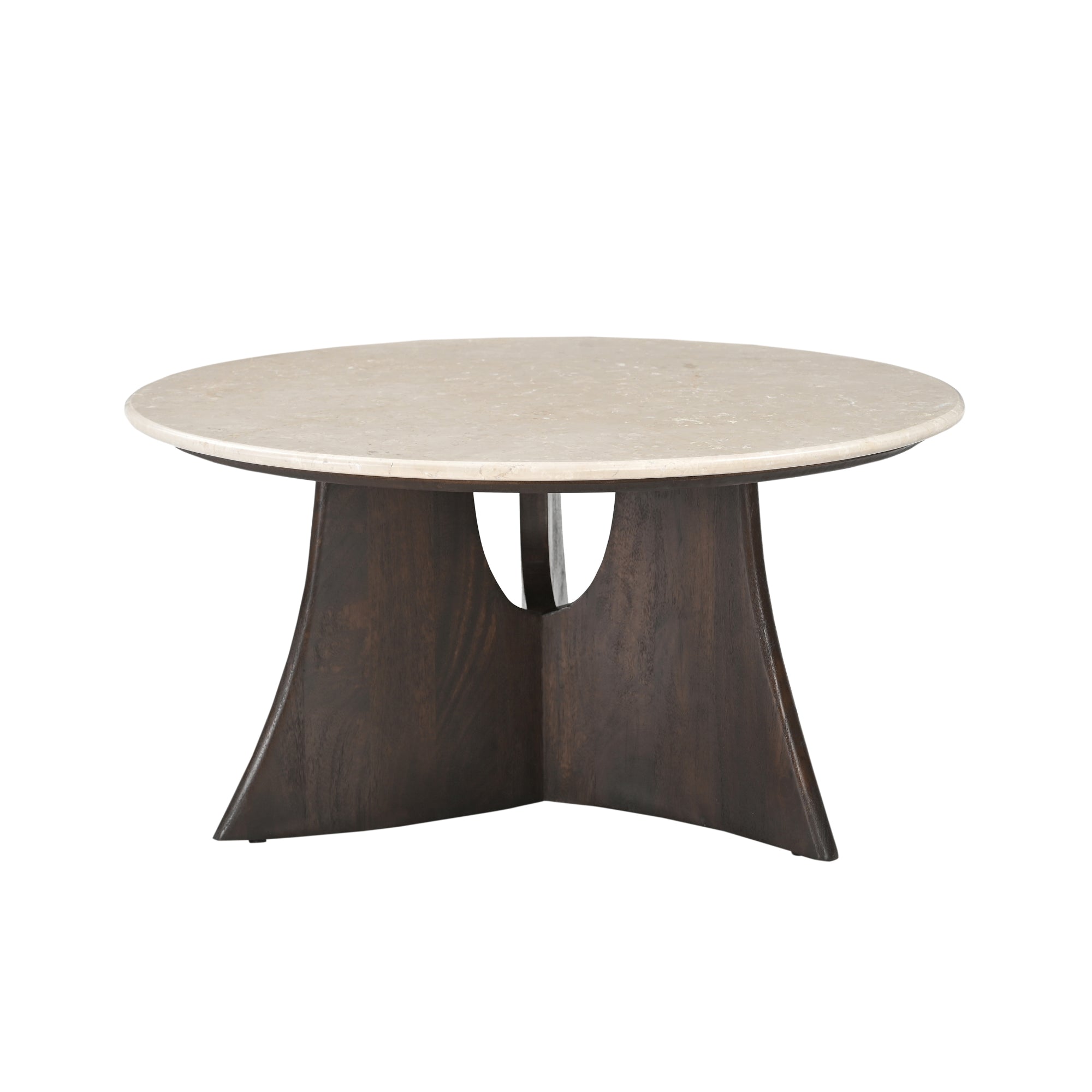 Salontafel Milo Botticino marmer 80 cm