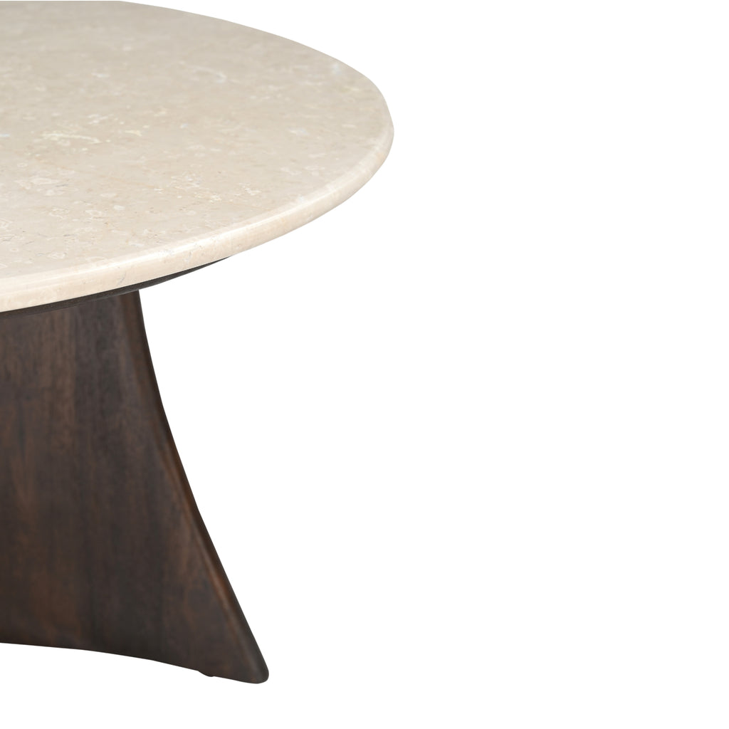 Salontafel Milo Botticino marmer 80 cm