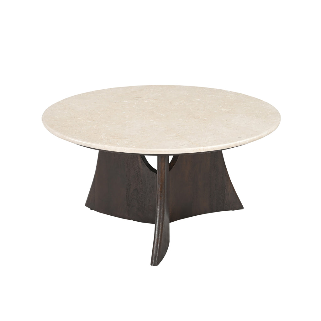 Salontafel Milo Botticino marmer 80 cm