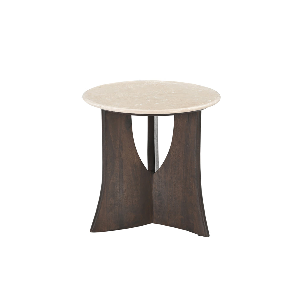 Bijzettafel Milo Botticino Marmer 50 cm
