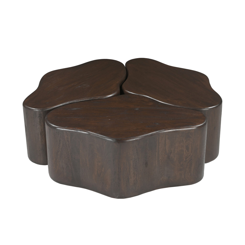 Salontafel Elara Mangohout Bruin 115 cm