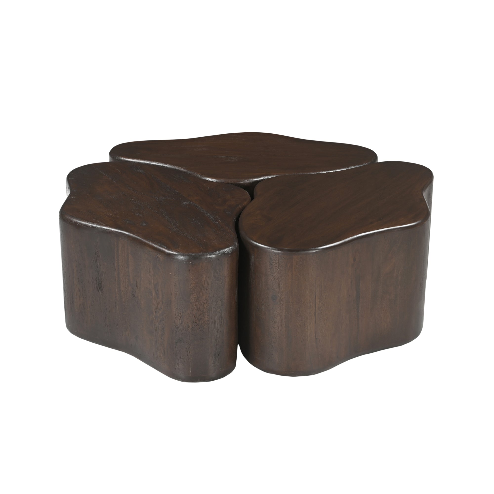 Salontafel Elara Mangohout Bruin 115 cm