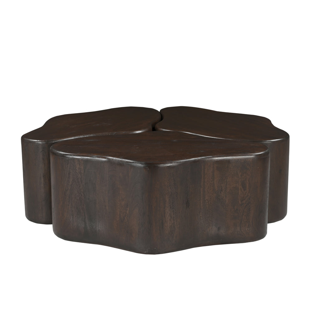 Salontafel Elara Mangohout Bruin 115 cm