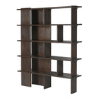 Boekenkast Finn, 180 cm, bruin mangohout