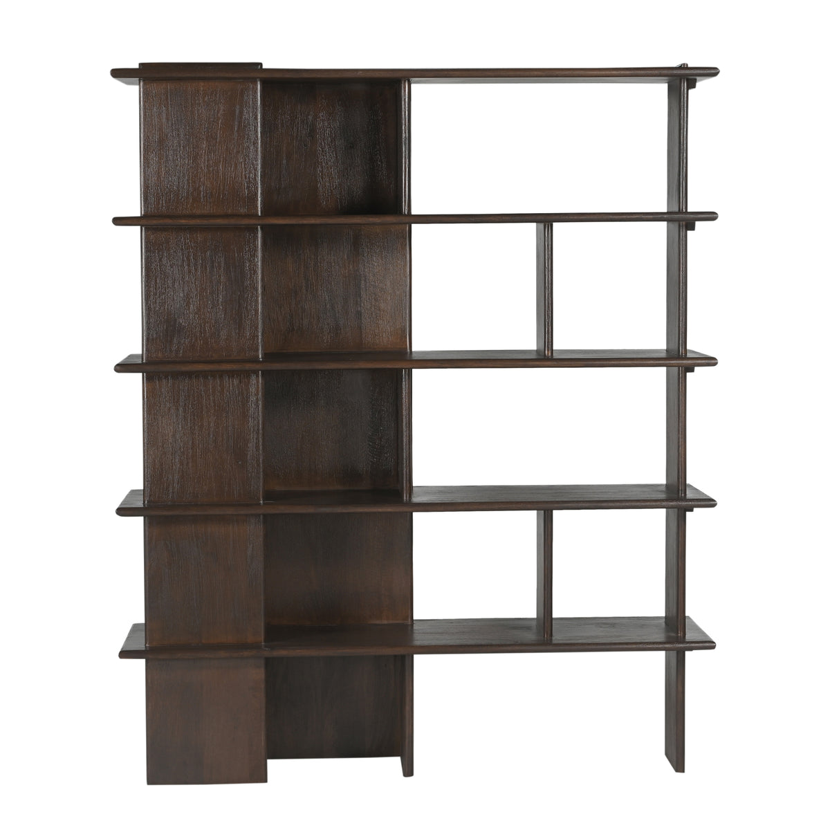 Boekenkast Finn, 180 cm, bruin mangohout