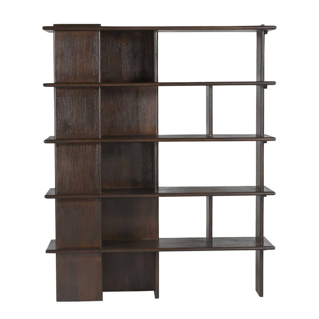 Wandkast Lina, 150 x 180 cm, bruin mangohout