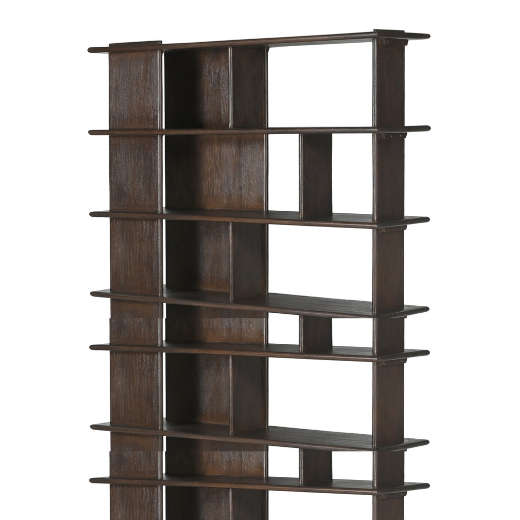 Wandkast Lina, 150 x 180 cm, bruin mangohout