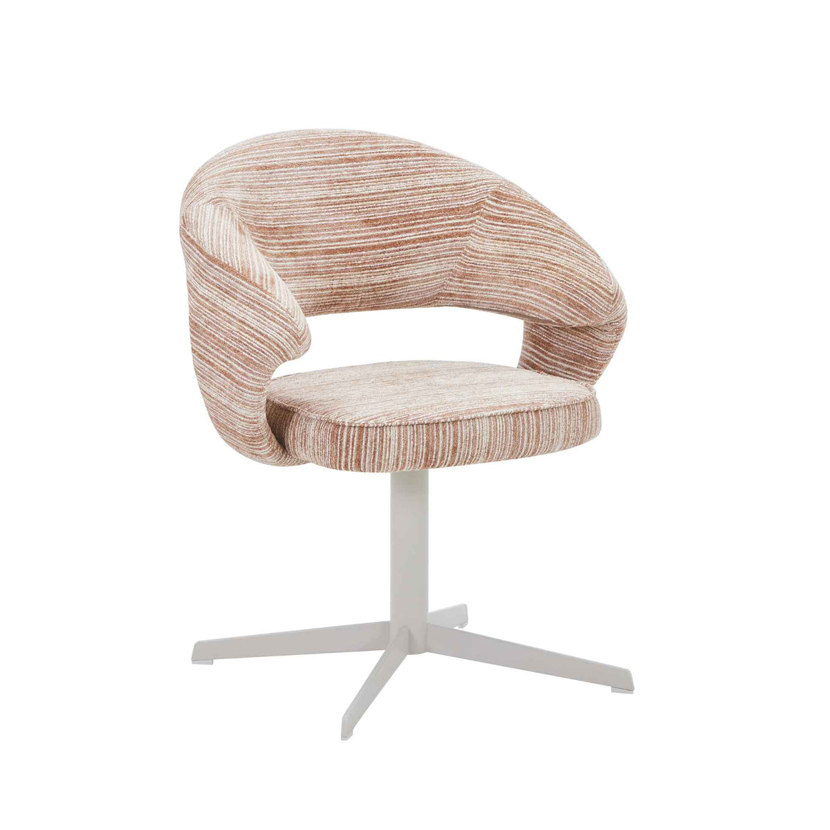 Eetkamerstoel Jade, draaibaar, taupe