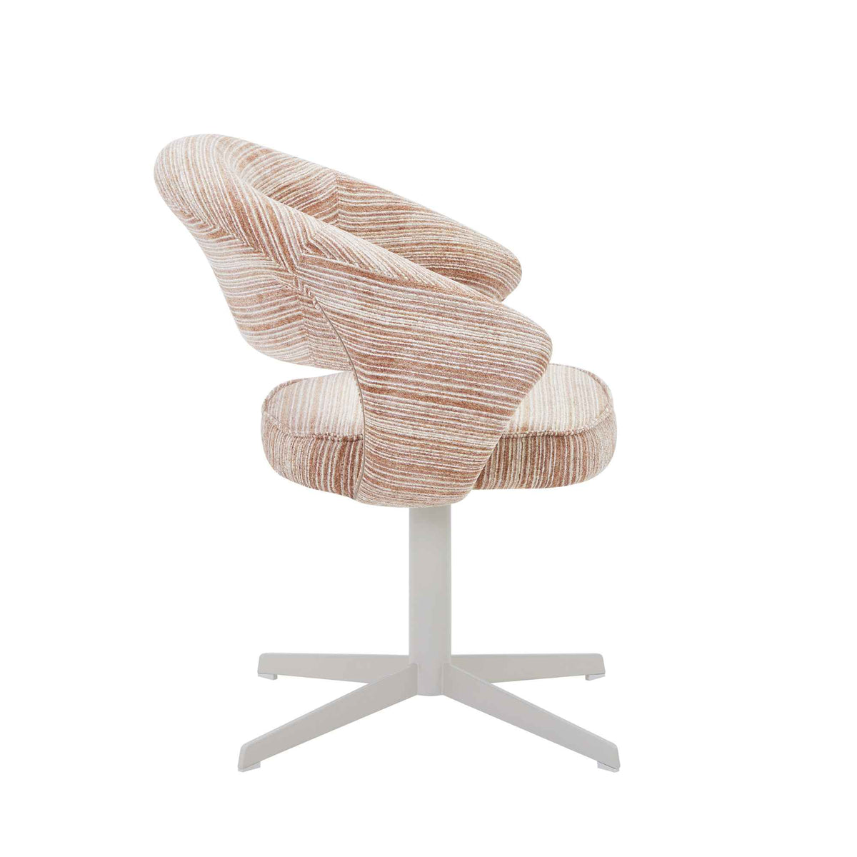 Eetkamerstoel Jade, draaibaar, taupe