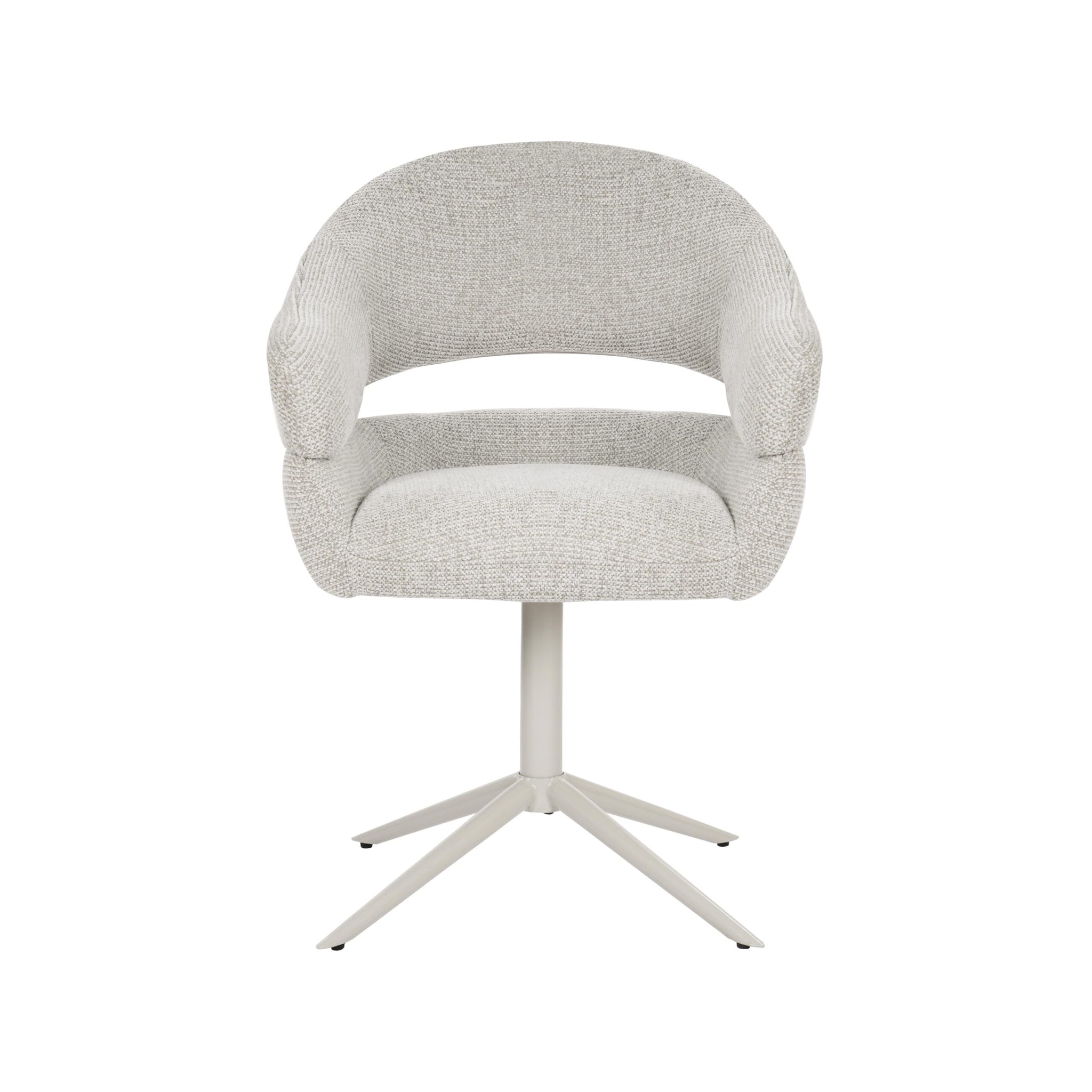 Draaibare eetkamerstoel Lily Beige