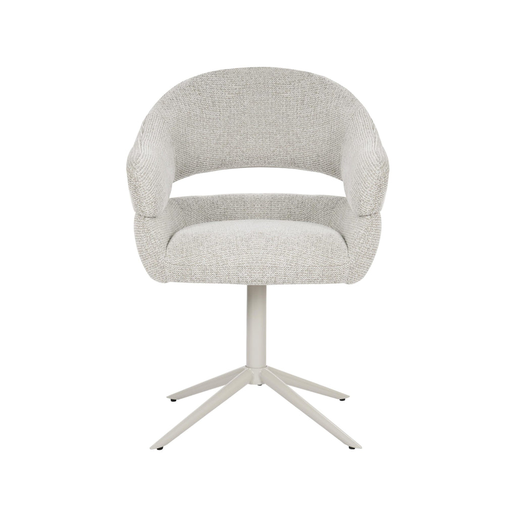 Draaibare eetkamerstoel Lily Beige